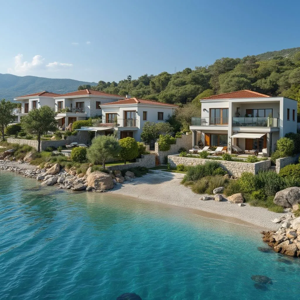 Συγκρότημα παραθαλάσσιων κατοικιών στη Χαλκιδική